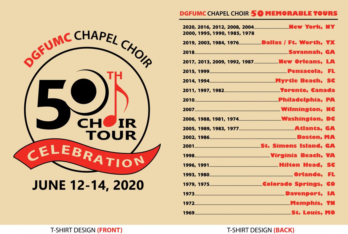 Chapel Choir 50th Tour Image