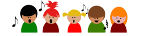 Children singing